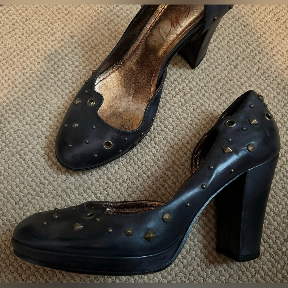 Miss sixty vintage leather heels 37